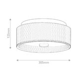 Elstead Lighting Plafon HK-ELLE-F-S-BK — изображение 18