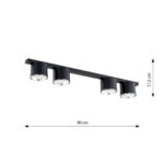 Emibig Nano Plafon 4 Black (1310/4) — изображение 23