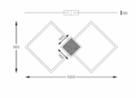 Plafon RLX96474-1D Zuma Line Hex 100 см — изображение 9
