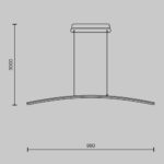 Висячая лампа Curve Maytoni MOD243PL-L18BSK — изображение 15