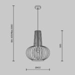 Подвесная лампа Maytoni MOD193PL-01W1 — изображение 18