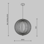 Корни Maytoni MOD197PL-01W1 50см висячая лампа — изображение 18
