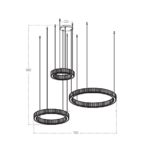 Zwis Azzardo AZ5795 Dim Spark 40+60+80 CH — изображение 20