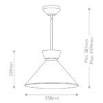 Zwis Elstead Lighting ALM-HALSTON-P-M-BK — изображение 19