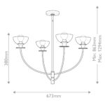 Zwis Elstead Lighting ALM-SYLVIA4-BG-CL — изображение 23