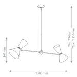 Zwis Elstead Lighting KL-PHIX-2-LINEAR-CBB — изображение 19