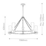 Zwis Elstead Lighting KRISTY5-DG-OPAL — изображение 22