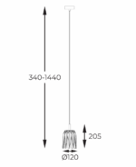 Zwis Zuma Line P0590-01A-V7AC Тазза — изображение 10