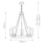 Люстра Elstead Lighting HK-COLLIER5-BX — изображение 22