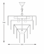 Chandelier Zuma Line Amedeo 17106/6+3+1-GD+CL — изображение 17
