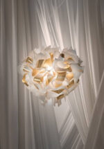 Итальянская люстра Slamp Veli Aurea Large 60 cm White Golden — изображение 20
