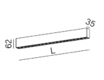 AQForm Rafter 54 белая поверхностная крышка LED 40526-L930-WB-00-13 — изображение 5