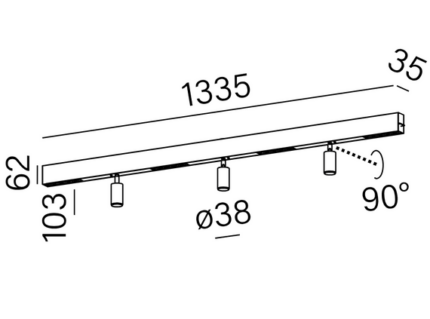 AQForm Rafter Mix 133 Surface Mount 46912-M930-WB-00-13