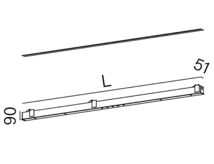 Aqform MIXLINE INV LED вход 30228-M930-W3-00-12 3000K 167см