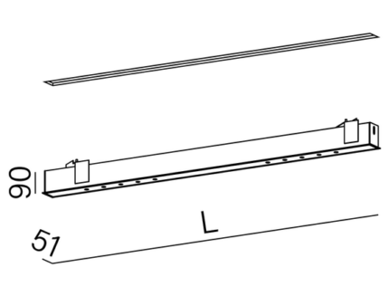 Aqform Longitudinal Leak Lens Line 30177-L930-W3-00-13 149 см