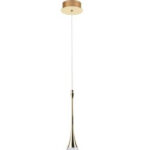 Azzardo Dalma 1 Modern Zwis Golden AZ6006
