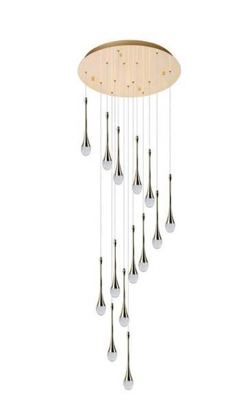 Azzardo Dalma 14 Modern Zwis Golden AZ6012