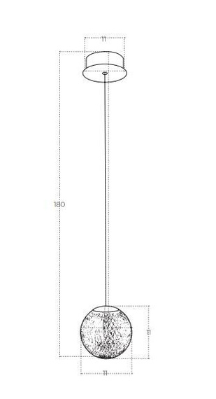 Azzardo Edem AZ6016 Golden Single Zwis