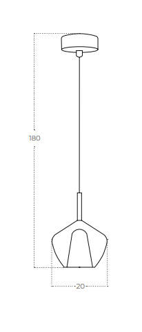 Аззардо Грейс Уайт AZ6294 Single Zwis
