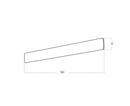 Azzardo Wall Lamp Poolto 90 CCT SWITCH WH AZ5891