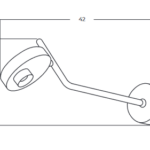 Azzardo Wall Lamp Iseo Arm Wall BK AZ5632