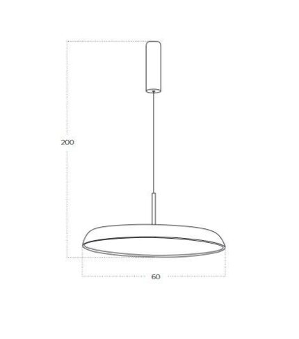 Висячая лампа Clara Pendant 60 CCT SWITCH DIMM BK AZ5815