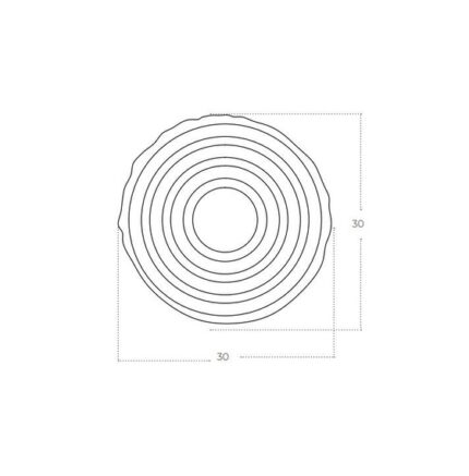 Azzardo Nestor Top 30 Wall Lamp AZ5831 Black