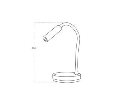Azzardo Olmo Table DIMM NFC CHARGER BK AZ5912 Настольная лампа