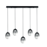 Azzardo Pamela 11 ROUND 5 SMOKY AZ6269 Modern Zwis