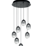 Azzardo Pamela 11 ROUND 7 SMOKY AZ6270 Modern Zwis