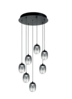 Azzardo Pamela 11 ROUND 7 SMOKY AZ6270 Modern Zwis