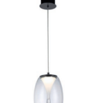 Azzardo Pamela 20 AZ5823 Black/Clear Single Zwis