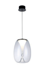 Azzardo Pamela 27 AZ5825 Black/Clear Single Zwis