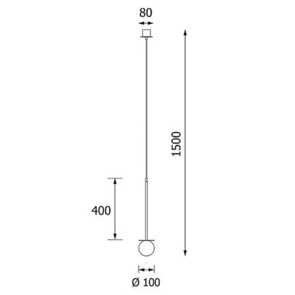 Клеони Коттон 40 DM101/P/ER/B/192 G9 Современный швейцар 10 см