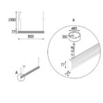 Cleoni FP002/A4/OP/196/930 Avar oval Zwis 85cm — изображение 2