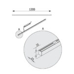 Клеони MINILINE 22.8 LED 120 см FP003/A3/P/BL/116/830 Plafoniera — изображение 2