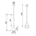 Cleoni Rim F 40 LA39/F3/116/3000 К. Современное повешение — изображение 2