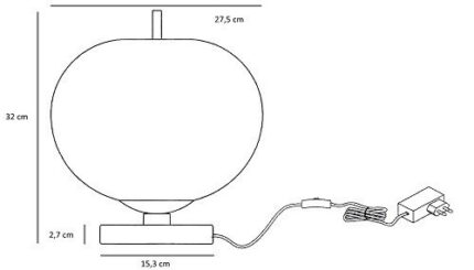 Dann Lux Crossbowl Office лампа 1 x 12 Вт светодиодное золото с белой лампой