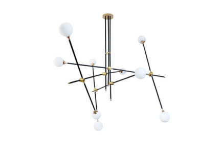 Dann Lux Stiks 9 Swiss с белыми шарами Black/Gold BL0232