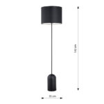 Emibig Aspen Lp1 Black/White (1322/LP1) стоячая лампа — изображение 5
