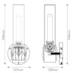 Kinkiet Elstead Lighting HK-ELLISON1-BK-BN — изображение 5