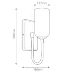 Kinkiet Elstead Lighting KL-SOLIA-1W-BNB — изображение 5