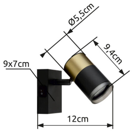 Kinkiet Globo Lighting 57851-1 Брисбон