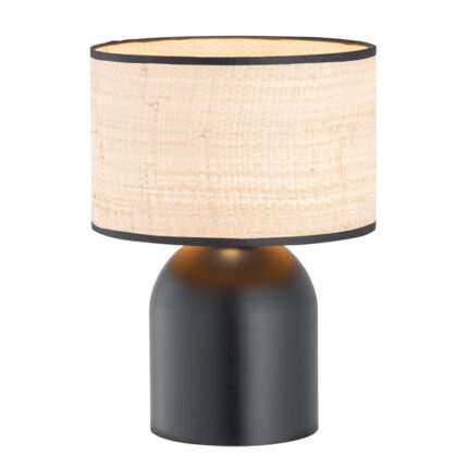 Настольная лампа Emibig Aspen Ln1 Black/Rattan (1324/LN1)