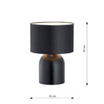 Настольная лампа Emibig Aspen Ln1 Black/White (1322/LN1) — изображение 5