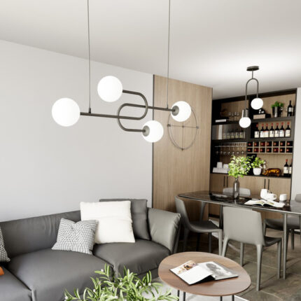 Потолочная лампа Emibig Atria 4 Blo Opal (1383/4)