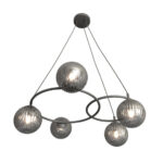 Emibig Libra 5 Bl Graphite Ceiling Lamp (1380/5)