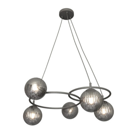Emibig Libra 5 Bl Graphite Ceiling Lamp (1380/5)