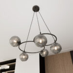 Emibig Libra 5 Bl Graphite Ceiling Lamp (1380/5) — изображение 4