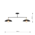 Потолочная лампа Emibig Spirit 2 Black (1320/2) — изображение 5